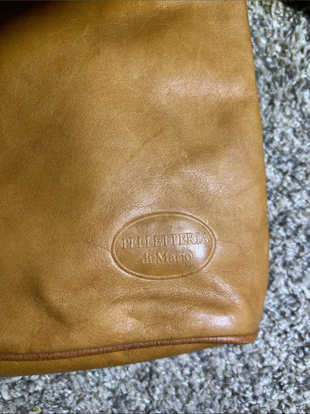 Pelletteria di Mario genuine Italian crossbody leather bag
